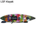 2020 China OEM wholesale cheap single angler water fishing canoe which is sitting on top of kayak with kayak accessories